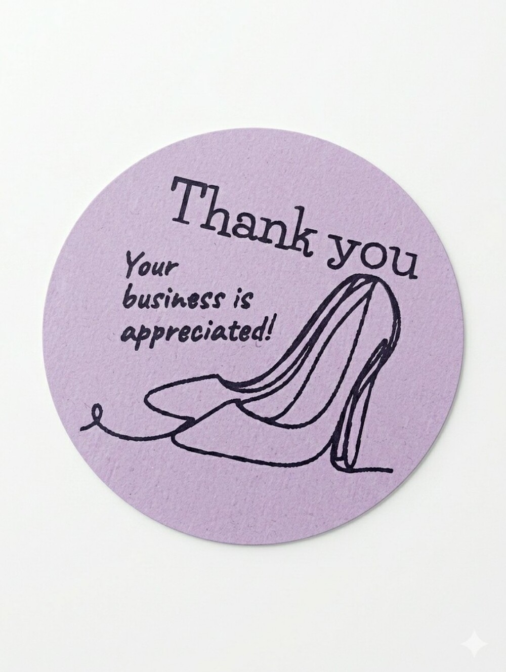 3/$15 50 Pcs Thank You Stickers 2" Large Round Kraft Shipping Labels Business